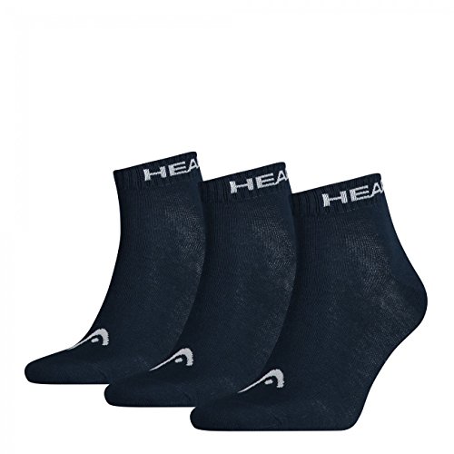 HEAD Unisex Quarter Sportsocken 15er Pack, Größe:39-42;Farbe:Navy (321) von HEAD