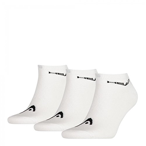 HEAD Unisex Sneaker Sportsocken 12er Pack, Größe:39-42;Farbe:White (300) von HEAD