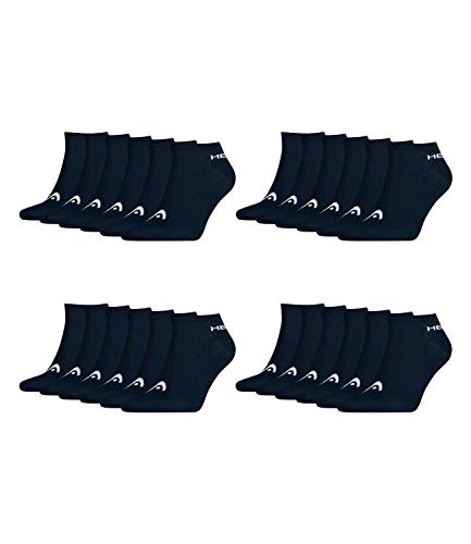 HEAD Unisex Sneaker Sportsocken 12er Pack, Größe:43-46;Farbe:Navy (321) von HEAD