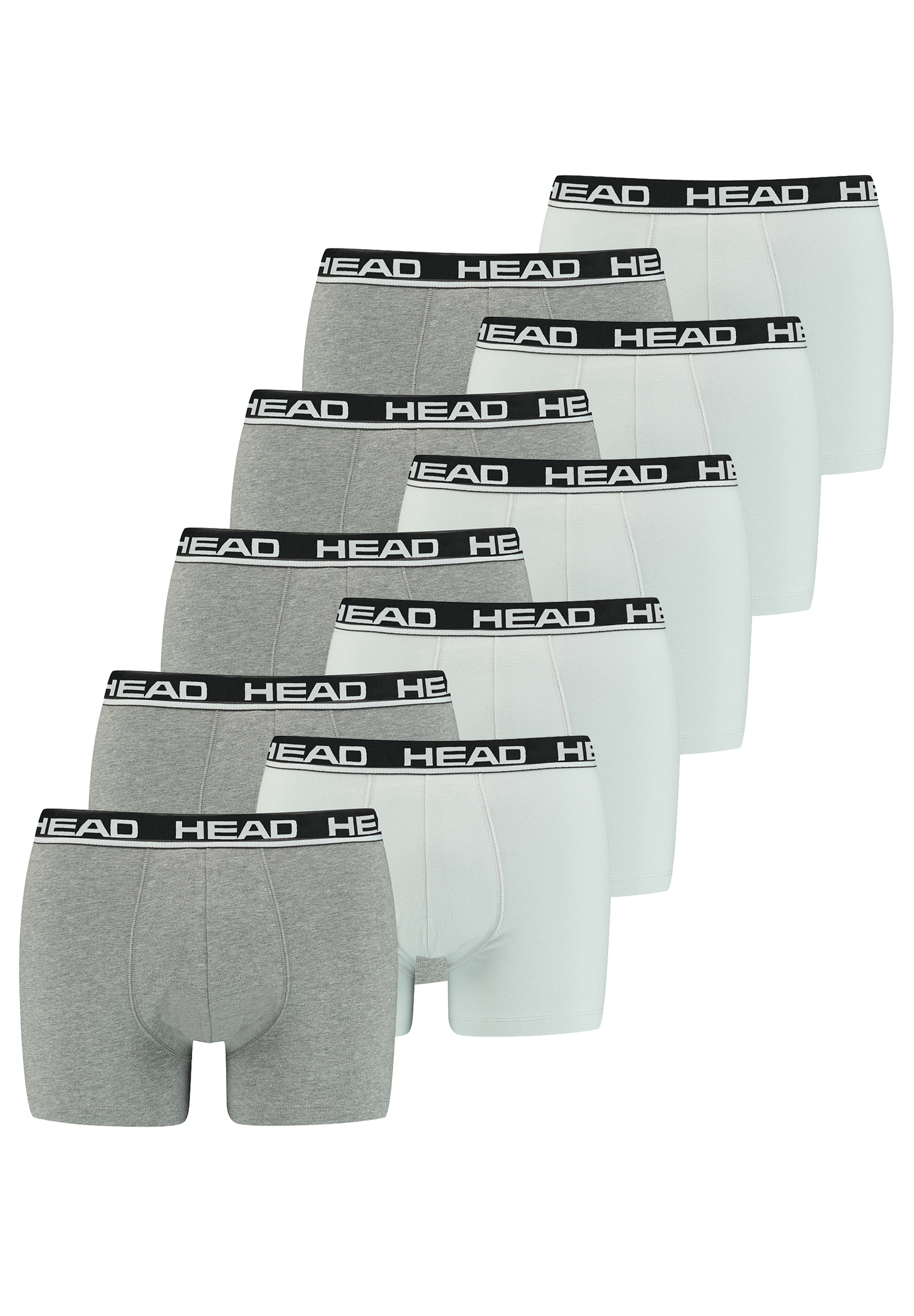 Head Herren Basic Boxer Pant Shorts Unterwäsche Unterhose 10 er Pack von HEAD