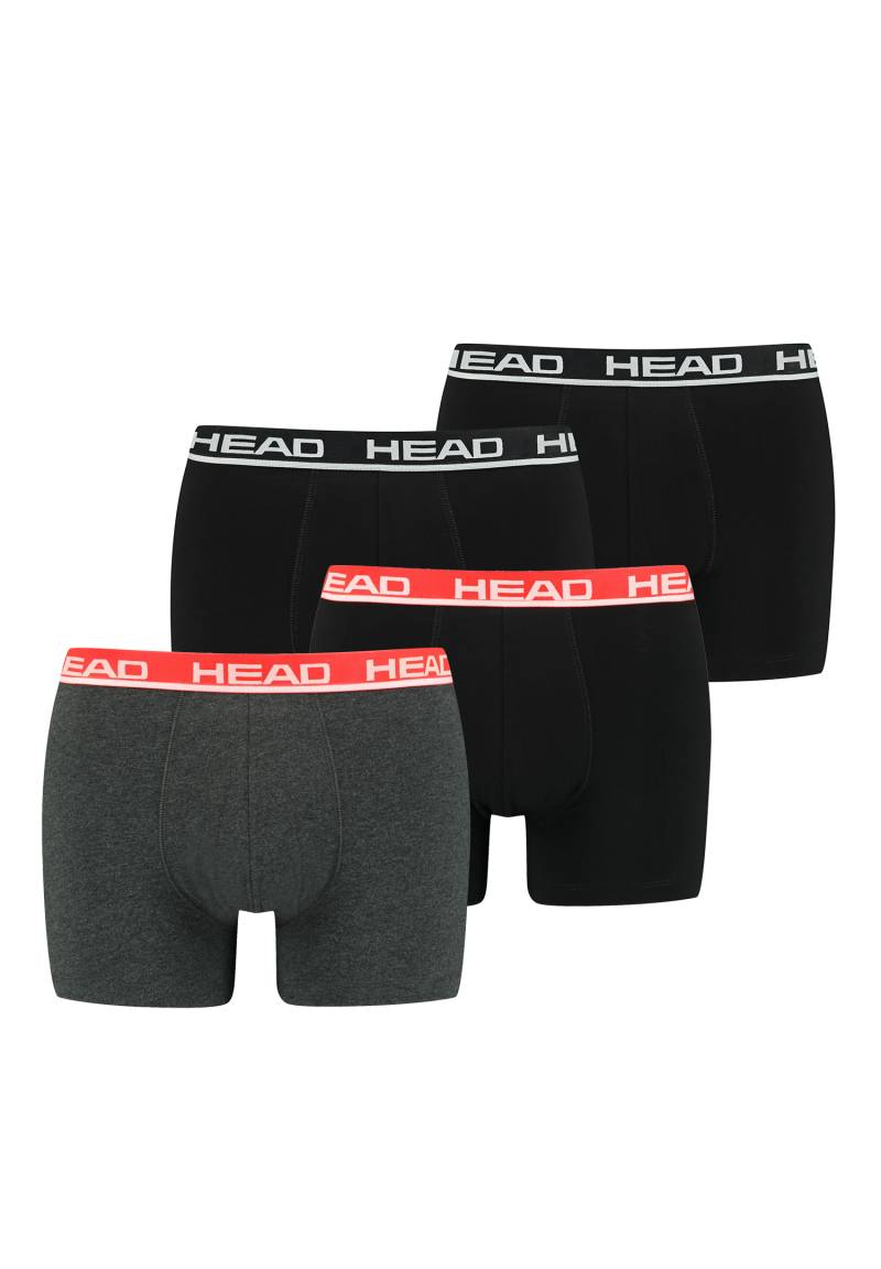 Head Herren Basic Boxer Pant Shorts Unterwäsche Unterhose 4 er Pack von HEAD