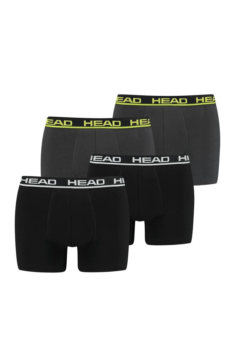 Head Herren Basic Boxer Pant Shorts Unterwäsche Unterhose 4 er Pack von HEAD
