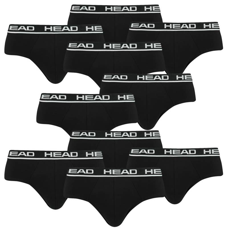 Head Herren Basic Brief Pant Slip Unterwäsche Unterhose 10 er Pack von HEAD