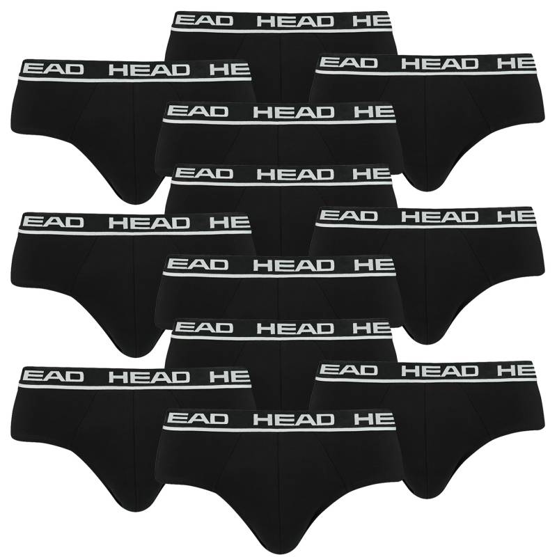 Head Herren Basic Brief Pant Slip Unterwäsche Unterhose 12 er Pack von HEAD