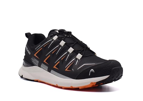 HEAD Herren Terento Mix Sneaker, Schwarz Orange, 42 EU HEAD Herren Terento Mix Sneaker, Schwarz Orange, 42 EU von HEAD