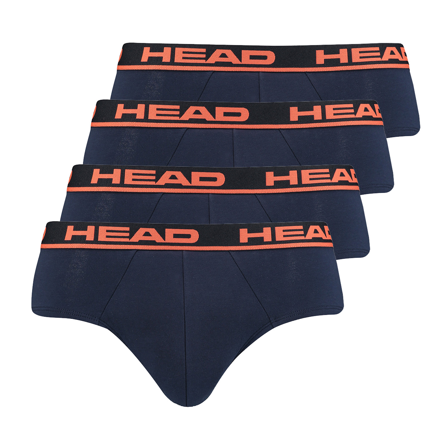 MULTIPACK BOXERS 4 PACK Head Herren Basic Brief Pant Slip Unterwäsche Unterhose von HEAD