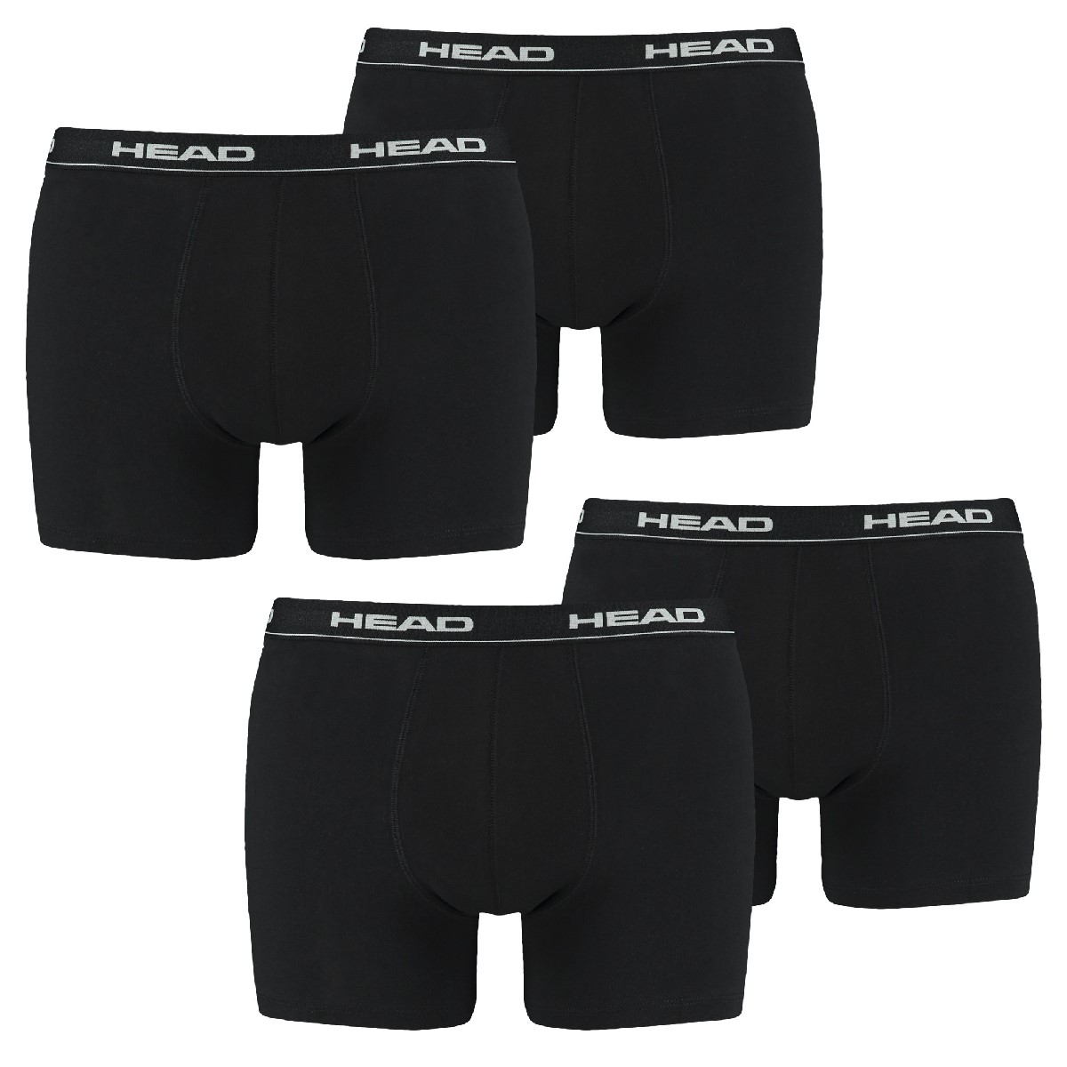 MULTIPACK BOXERS 4 PACK Head Herren Boxer Boxershorts Basic Pant Unterwäsche von HEAD