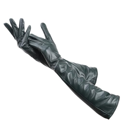 HEAITHpool 50 cm Lange Lederhandschuhe Damen Lederhandschuhe Warme Damen Winterhandschuhe Einfache Damenhandschuhe EN8 XXL von HEAITHpool
