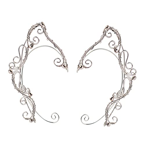 HEALEEP Elf Ear Cuffs Clip Ohrringe Elfen Ohrringe Clip Earrings Damen Elfen-clip-ohrringe Ear Cuffs Ohrclip Ohrclip Ohrschmuck von HEALEEP