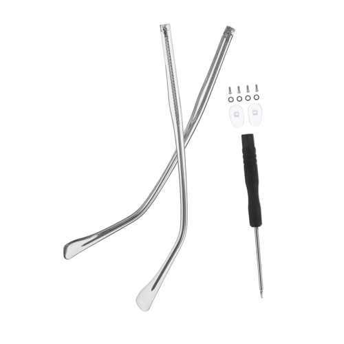 HEALEEP 1 Paar Ersatzbügel für Brillen Metallbügel Design für Verschiedene Brillenmodelle für Einfache Reparaturen und Täglichen Gebrauch von HEALEEP