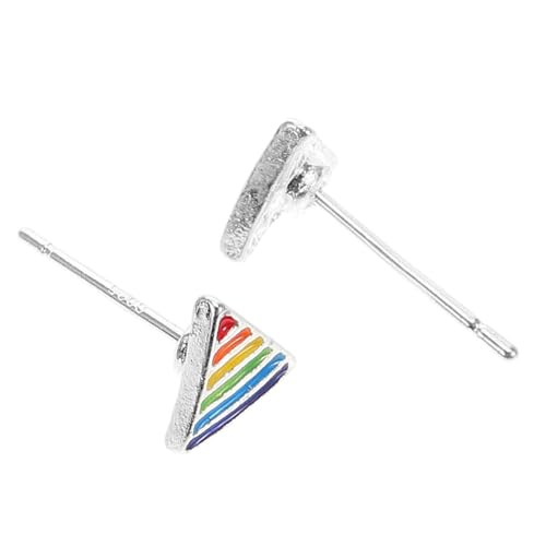 HEALEEP 1 Paar Regenbogen Triangel Ohrringe Ohrringe für Damen und Herren Leicht und Praktisch für HEALEEP 1 Paar Regenbogen Triangel Ohrringe Ohrringe für Damen und Herren Leicht und Praktisch für von HEALEEP