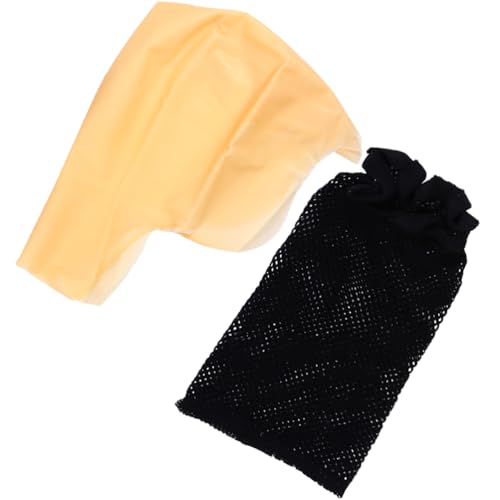 HEALEEP 1 Set Make-up Latex Glatze Kappe mit Mesh Haar Net Party Cosplay Kostüm Zubehör von HEALEEP