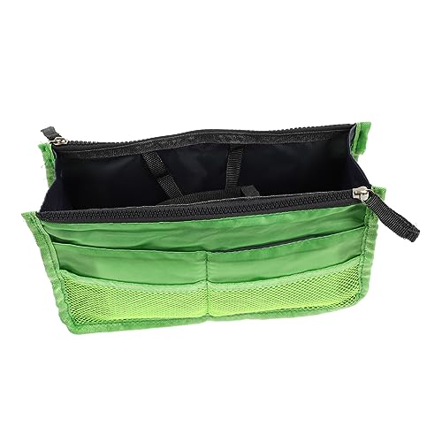 HEALEEP 1 Stück Großer Tragbarer Aufbewahrungsbeutel mit Faltfunktion Innentasche für Handtaschen und Organizer Grün für Reisen und Täglichen Gebrauch von HEALEEP