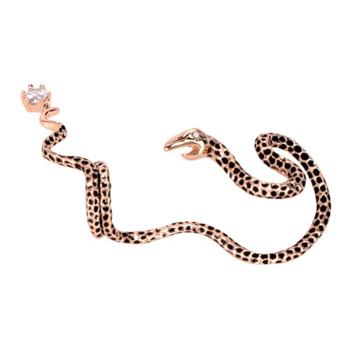 HEALEEP Retro Schlange Ohrclip Übertriebene Gezwirnte Ohrmanschette 925 Silber Kreatives Design für Frauen Modischer Ohrhaken für Besondere Anlässe Hypoallergen und von HEALEEP