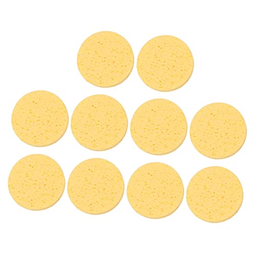 HEALEEP 10stücke Pack Gesichtsschwämme Für Peeling Und Reinigung Make-up-entferner Aus Zellulose Sanftes Peeling Und Abschminken Für Tägliche Hautpflege von HEALEEP