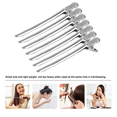 HEALEEP 12 Stück Teiliges Haarspangen Langlebige Entenbill Haarklammern für Friseurbedarf für Damen und Herren zum Abteilen von Haaren und Hairstyles Leicht und Handlich von HEALEEP