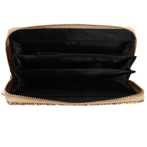 HEALEEP Damen Geldbeutel Aus Pu Reißverschluss Tragbar Für Geld Münzen Schlüssel Karten Ausweise Kreditkarten Bargeld Zum Einkaufen Reisen Schule Arbeit von HEALEEP