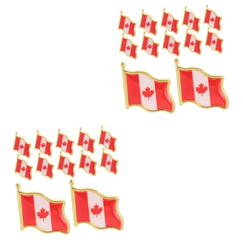 HEALEEP 2 Sätze Flaggen Brosche Anstecker Hochwertige Metall Badges Für Kleidung Schals Und Für Und Feiern 25 Stück * 2 von HEALEEP