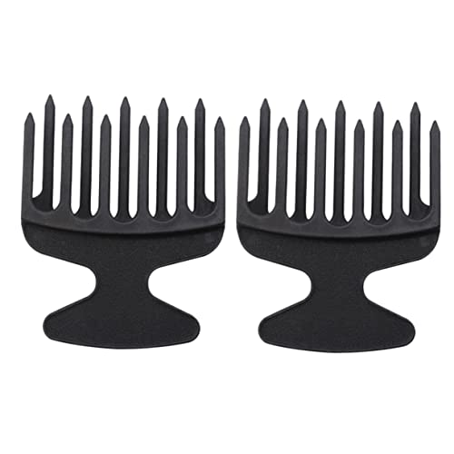 HEALEEP 2 Stück Breiter Zahnfriseur Kamm für Männer Haarkämme für Styling Haarschnitt und Pflege für Lockiges und Dickes Haar Komfortabel und Hautfreundlich von HEALEEP