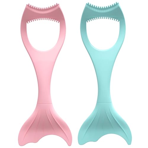 HEALEEP 2 Stück Eyeliner Werkzeuge aus Silikon Wiederverwendbare Applikatoren für Augen Make Up für Anfänger und Profis Praktisch für Unterwegs Grün von HEALEEP