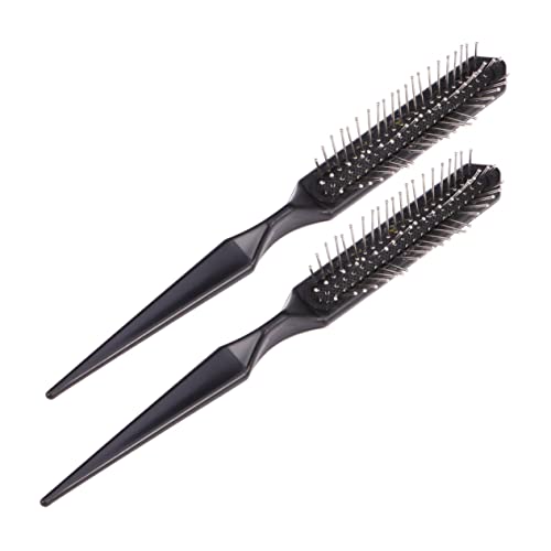 HEALEEP 2stücke Perückenbürste Professionell Mit Für Haarverlängerung Kissenkamm Für Frauen Und Mädchen Glättend Und Antistatisch Schwarz von HEALEEP