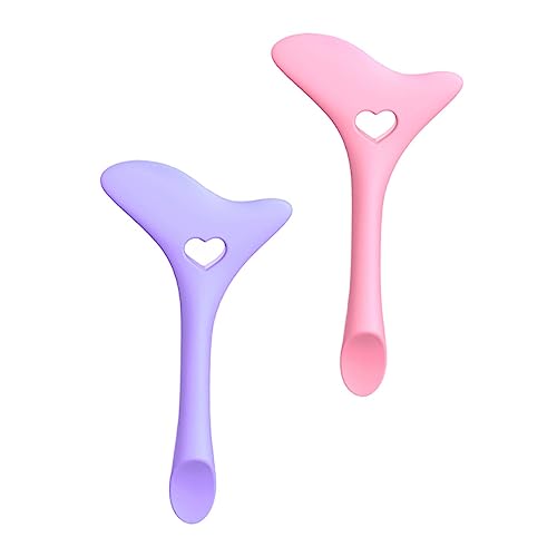 HEALEEP 2 Stück Silikon Eyeliner Hilfswerkzeuge Multifunktionale Make Up Applikatoren für Eyeliner und Mascara für Anfänger Tragbar und Hautfreundlich von HEALEEP