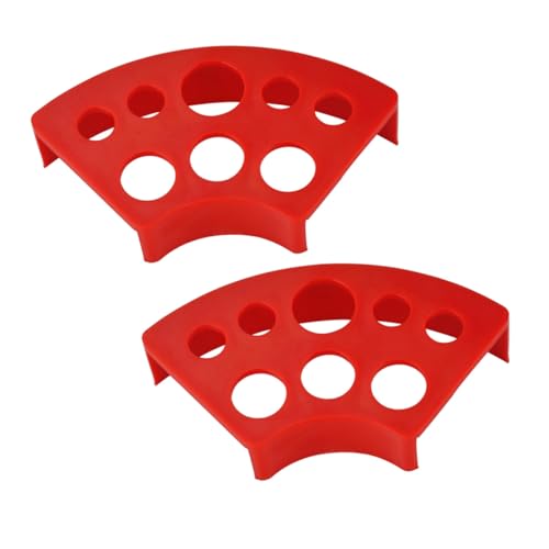 HEALEEP 2 Stück Teiliges Tattoo Farbbehälter Halter Kunststoff Pigment Ständer für Tattoo Studio Kosmetik Salon Vielseitiger Multi farbbecher Organizer von HEALEEP