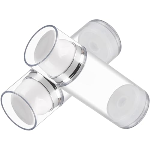 HEALEEP 2 Stück Transparente Abs Pumpflasche Leere Reise Flaschen für Lotion und Kosmetik Auslaufsicher und Praktisch für Unterwegs für Handcreme und Flüssigkeiten von HEALEEP