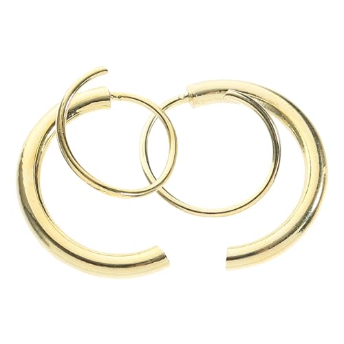 HEALEEP 2 Stück Vergoldete Spiral twisting Ohrstecker Doppelhelix Design Modische Leichte Ohrkletterer Hautfreundlich Stilvoll und Angenehm für Damen Geschenkidee für Freundin und Mutter von HEALEEP