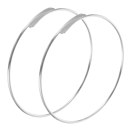 HEALEEP 2 Stück Verstellbare Metall Armreife Set Damen Schlicht Glänzend Modisch Verstellbar Armband für Teen Mädchen und Frauen Manschetten Schmuck von HEALEEP