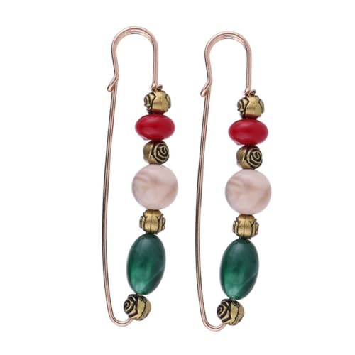 HEALEEP 2 Stück Vintage Broschen Retro Pullover Clips für Kleidung Strickjacken Schals und Cardigans Brosche für Damen Elegant und Vielseitig von HEALEEP