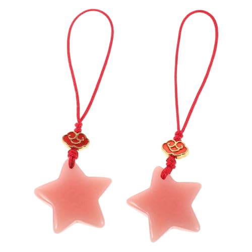 HEALEEP 2 Teiliges Stern Handyband Im Dunkeln Leuchtendes Stern Lanyard – Handy Handgelenkanhänger – Süßer Anhänger Für Rucksack Handtasche Handtasche Süß Und Leicht von HEALEEP