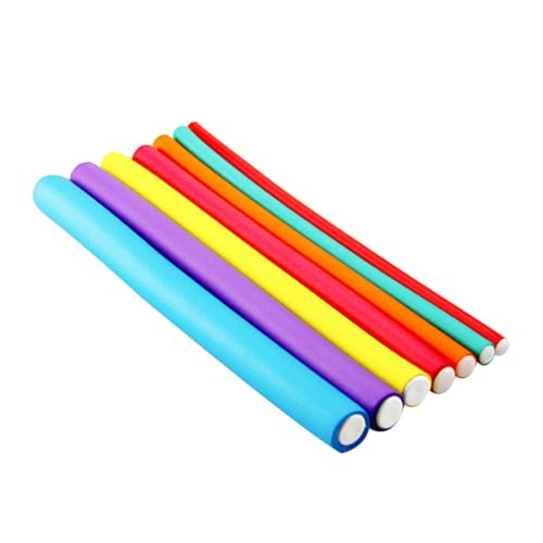 HEALEEP 20 Stück Teiliges Lockenwickler für Kalte Wellen Spiral Curl Sticks Multifunktionale Haarwickler für Langanhaltende Locken Geeignet für Damen und Mädchen Zufällige Zufällige Farbe von HEALEEP
