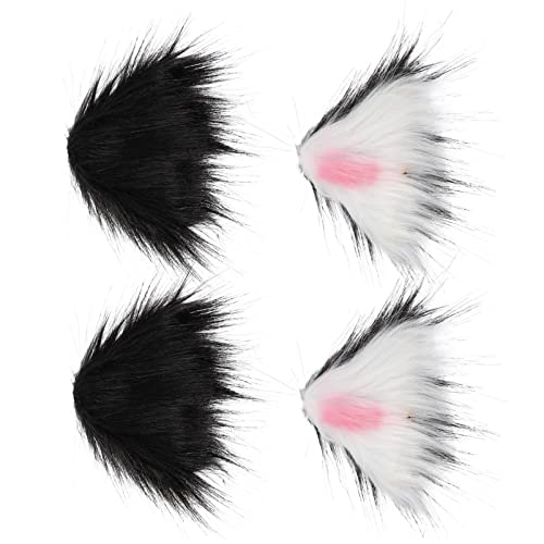 HEALEEP 2paare Katzenohr-haarspangen Haarschmuck Dekorative Haarnadel Mädchen-kopfschmuck Simulation Ohrschmuck Für Themenpartys von HEALEEP
