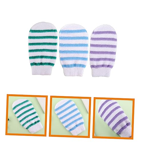 HEALEEP 3 Stück Duschhandschuhe Peelinghandschuhe aus Strapazierfähigem Material Doppelseitig für Sanfte Hautreinigung und Massage Fördert Durchblutung Geeignet für Damen Zufällige Farbe HEALEEP 3 Stück Duschhandschuhe Peelinghandschuhe aus Strapazierfähigem Material Doppelseitig für Sanfte Hautreinigung und Massage Fördert Durchblutung Geeignet für Damen Zufällige Farbe von HEALEEP