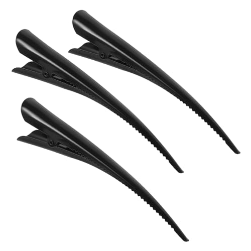 HEALEEP 3 Stück Entenschnabel Clip Haarspange Für Damen Zubehör Kiefer Frauen Dame Frau Gebogene Mädchenform Entenschnabel Clips Für Haare Mund Styling Klammern Enten von HEALEEP