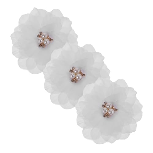 HEALEEP 3 Stück Mädchen Haarspangen Blüten Design mit Perlen Dekorative Haarnadeln für Partys und Besondere Anlässe von HEALEEP