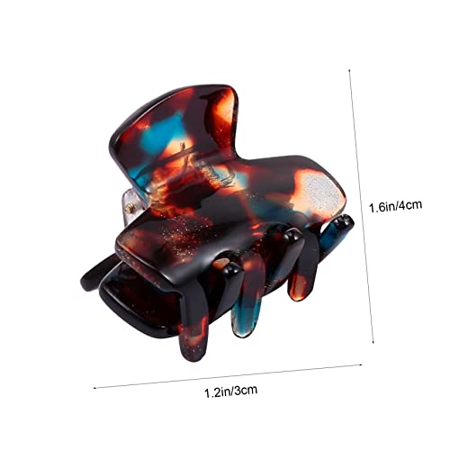 HEALEEP 3 Stück Teiliges Haarklammern Leopardenmuster Kleine Robuste Haarklammern für Damen Rutschfester Haarclip für Dünnes und Dickes Haar für Pferdeschwanz und Alltagsgebrauch von HEALEEP