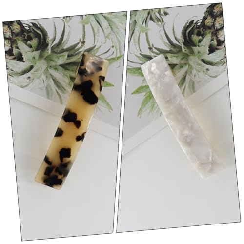 HEALEEP 3 Stück Teiliges Haarklammern mit Marmoroptik Rechteckige Goldfarbene Acetat Französische Haarclips für Frauen Leichte Federnde Haarschmuck Accessoires für Alltag Party und von HEALEEP