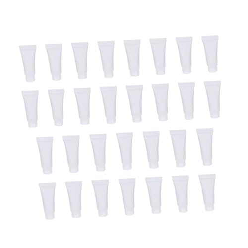 HEALEEP 30 Stück Reisebehälter für Kosmetik Leere Quetschflasche für Lotion Handcreme Flüssigseife Frosted Style Praktische Wiederverwendbare Dispenser für Unterwegs von HEALEEP