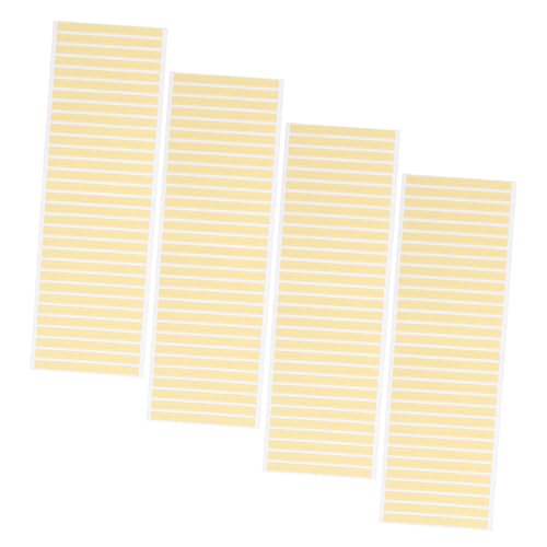 HEALEEP 4 Blätter Doppelseitiges Klebeband für Uhrenreparatur Uhrendial Klebeband Selbstklebende Aufkleber für Uhren Einfach zu Verwenden Rückstandsfrei Starke Haftung und Kompatibilität von HEALEEP