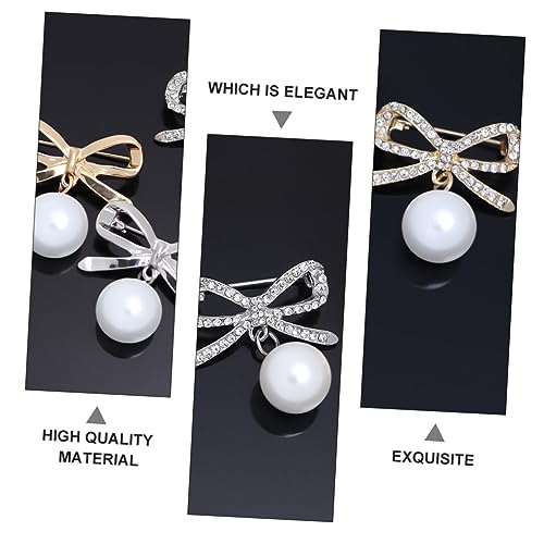 HEALEEP 4 Stück Corsage Brosche Goldener Blumenschmuck Weibliche Brosche Boutonniere Anstecknadeln Schmuck Für Mädchen nnadeln Strass Kleidungszubehör von HEALEEP