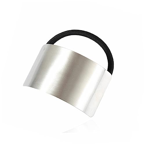 HEALEEP 4stücke Haargummi Aus Legierung Und Elastischem Seil Pferdeschwanzhalter Für Frauen Und Mädchen Stretch-haarring in Silber Und Gold Glatte Oberfläche Und Gute Verarbeitung von HEALEEP