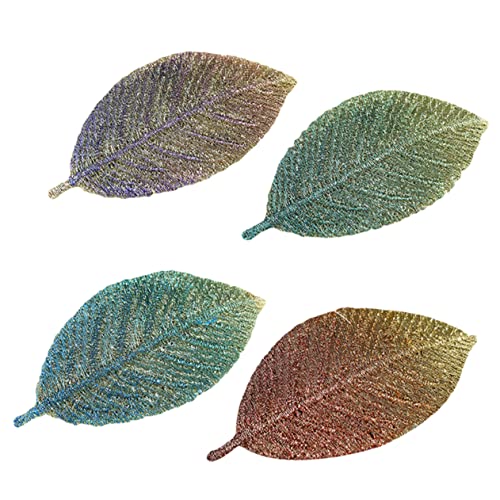 HEALEEP 4 Stück Teiliges Haarspangen Blattform Haarklammern für Damen Kreative Haaraccessoires mit Praktischem und Einzigartigem Design für Zufällige Farbe Zufällige Farbe von HEALEEP