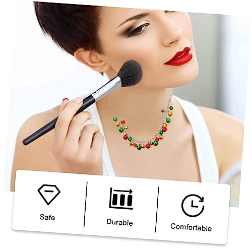 HEALEEP 4 Stück Weihnachtliches Teiliges Schmuckset mit Farbigen Glöckchen Halskette Armband und Spitzen Ohrringe Festlicher Modeschmuck für Damen zu Weihnachtsfeiern und Geschenkideen von HEALEEP