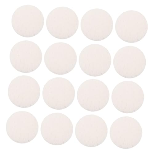 HEALEEP 40 Stück Abschminkpads Runde Weiße Gesichtsreinigungspads Sanftes Make Up Entferner Zubehör für Mädchen und Frauen Praktische Kosmetikpuffs von HEALEEP