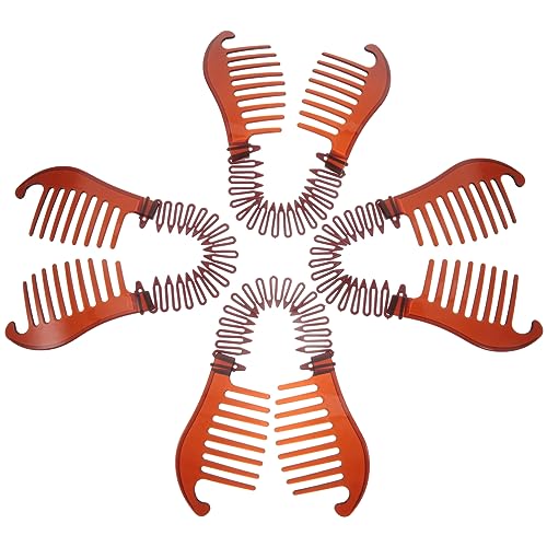 HEALEEP 4stücke Flexibler Stabiler Bananen Haarkämme Für Damen Biegsame Haarclips Für Dünnes Haar Werkzeug Zum Frisieren Und Flechten Von Haaren Robust Und Tragbar von HEALEEP