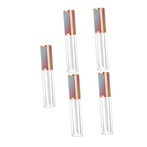 HEALEEP 5 Stück Wiederverwendbare Quadratische DIY Lippenstift Röhren Leere Lip Balm Behälter für Aufbewahrung für Selbstgemachte Lippenpflegeprodukte von HEALEEP