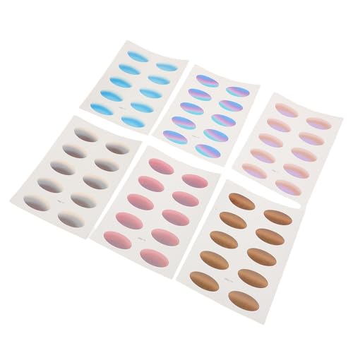 HEALEEP 6 Bögen Lidschatten-make-up-aufkleber: Temporäres Augen-make-up-zubehör Für Partys, Mütter, Mädchen, Festivals, Cosplay-dekoration von HEALEEP