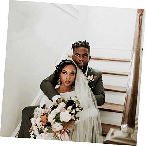 HEALEEP 6stücke Heiligenschein-kopfschmuck Metall Haarreifen Diy-stirnband Party-haardekor Stirnband-requisiten Für Mädchen Haarreifen Aus Metall Kopfschmuck von HEALEEP